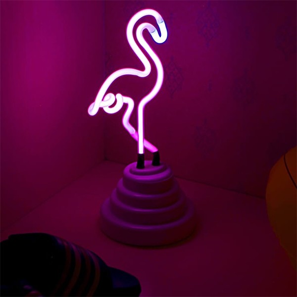 OUTLET Candeeiro Néon Flamingo