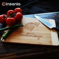 Tábua de Corte Game of Thrones Logo Bambu