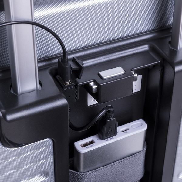 Trolley com Carregador USB e Suporte para Tablet