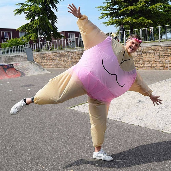 Costume de ballerine gonflable