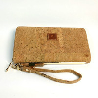 Wallet and Document Holder in Cork with Handle