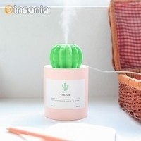Humidificador Cactus Qushini Rosa