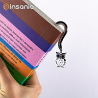 Bookmark Pages with Owl Pendant