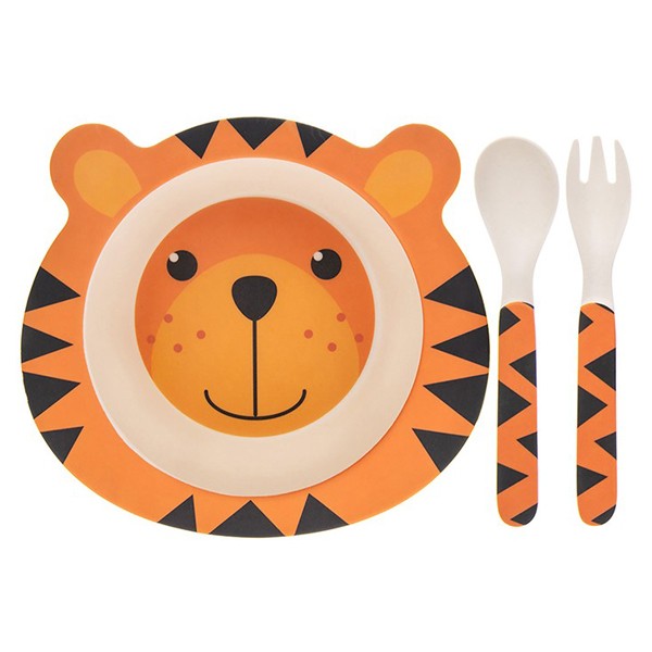 Eco Tiger Bamboo Meal Set for Kids