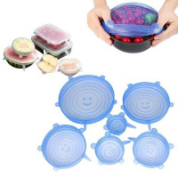 Silicone Caps for Containers (6 Pieces)