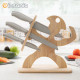Juego de cuchillos de madera Spartan