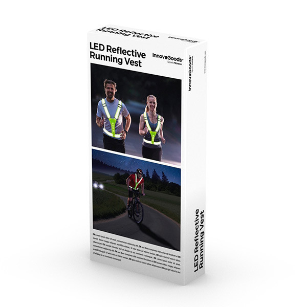 Colete Refletor com LED para Desportistas