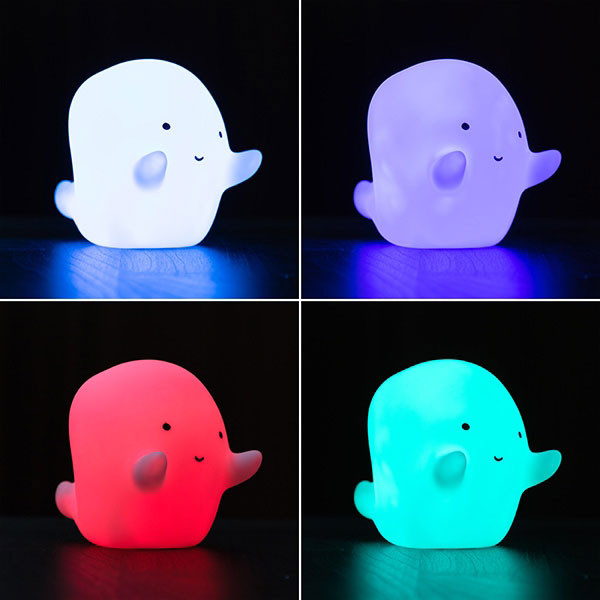 Candeeiro LED Colorido Fantasma Glowy