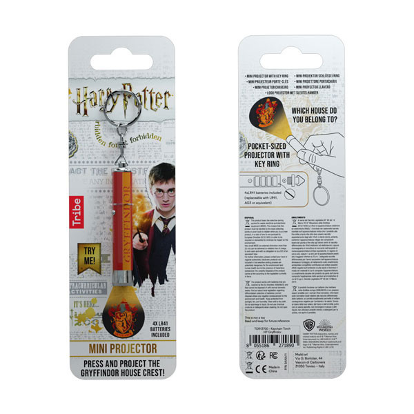 Tribe Porta-Chaves Mini Projetor Harry Potter Griffindor