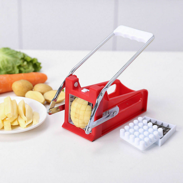 Cortador automático de patatas rojo Quttin - Entregas rápidas - Insania.es