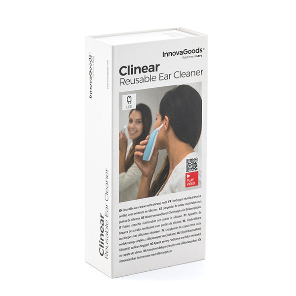 Limpiador de oídos eléctrico reutilizable Clinear