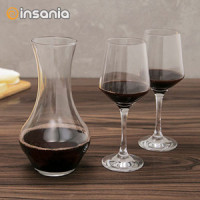 Set of Decanter and 2 Wine Cups
