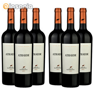 Caixa de 6 Garrafas de Vinho Athayde Grande Escolha Tinto 2015