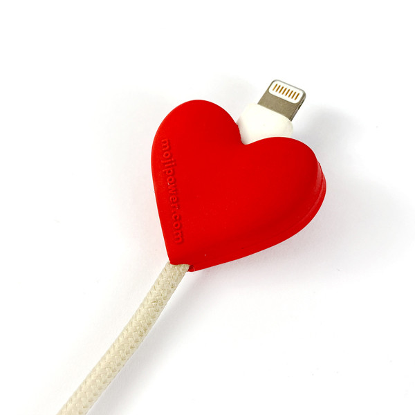 Mojipower Heart Cable Protector
