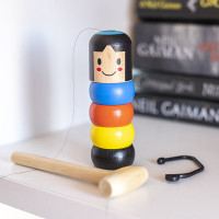 Juguete de madera irrompible para niño!