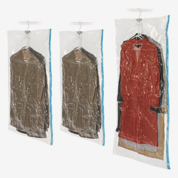 Clothes Vacuum Bag with Hanger 90 x 60 cm