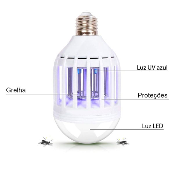 Lâmpada Anti-insetos LED