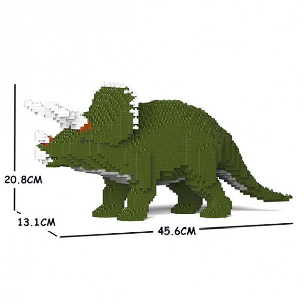Dinossauro de 1690 Blocos Triceratops Jekca