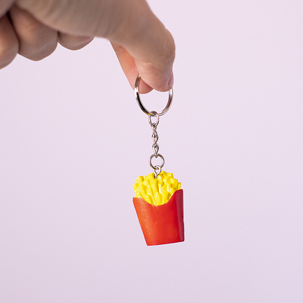Fast Food Keychain