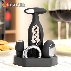Conjunto de Vinho com Saca-rolhas e Acessórios 5 Peças