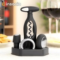 Wine Set with Corkscrew and Accessories 5 Pieces
