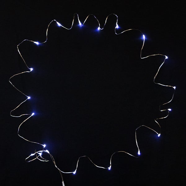 Chaîne lumineuse LED intérieure blanche