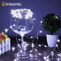 Corrente de 25 Luzes LED para Interior Branco Frio