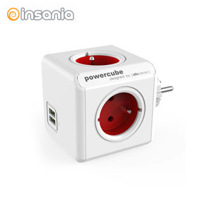 PowerCube USB Allocacoc Red Socket