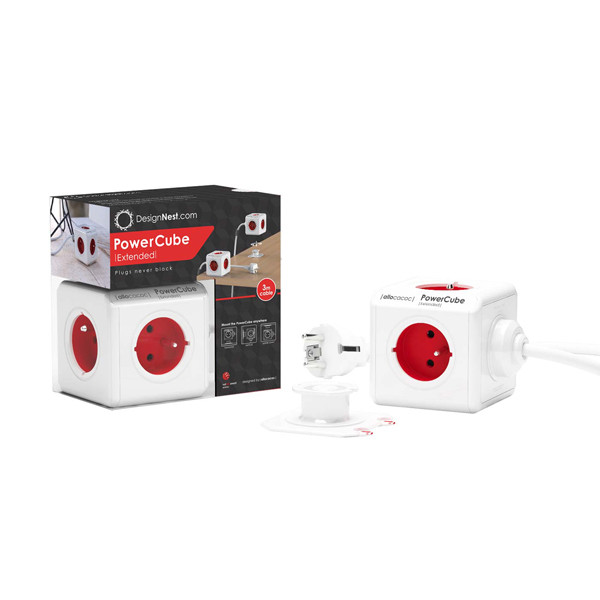 PowerCube Extended Allocacoc Red Socket