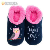 Snoozies Night Owl Slippers