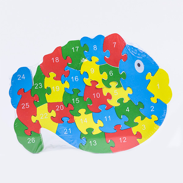 Colorful Shapes Didactic Puzzle