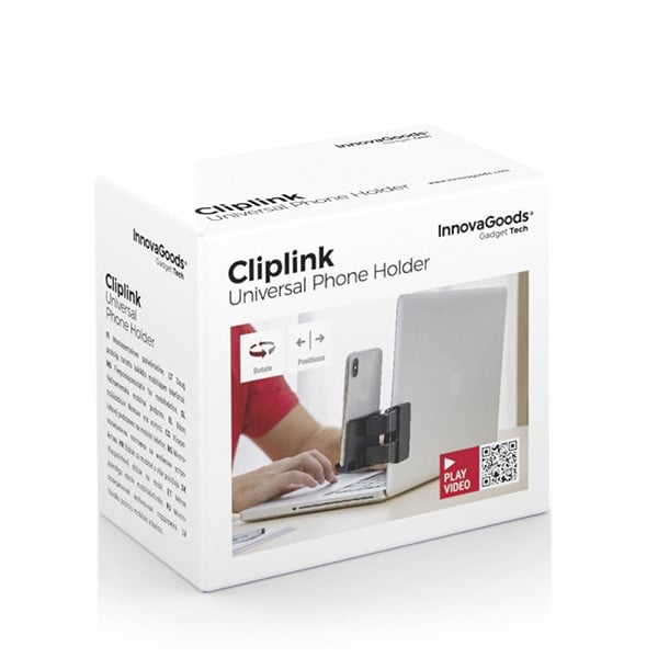 Support Cliplink pour téléphone portable avec fixation multiposition