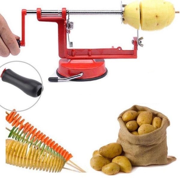 Máquina de Cortar Batatas em Espiral