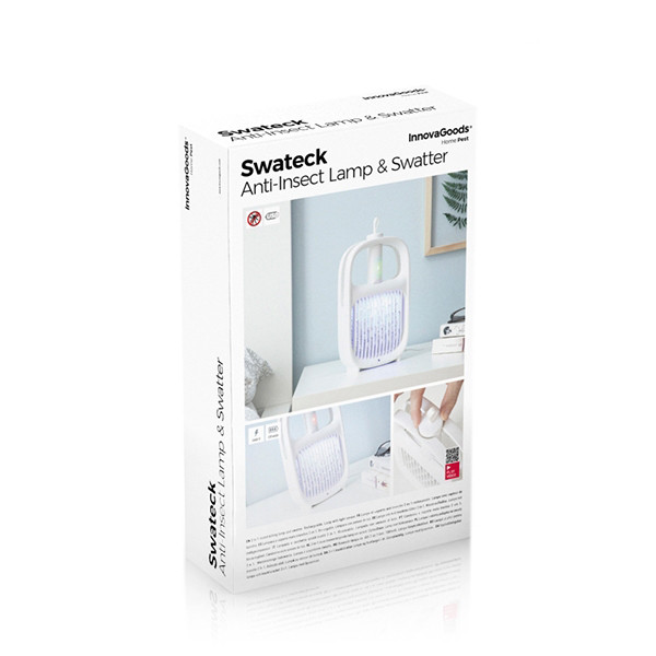 Swateck anti-mosquitoes lamp and racket