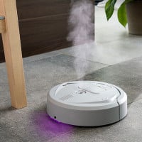 4-in-1 Rechargeable Mopa Robot with UV Disinfection and Klinbot Humidifier