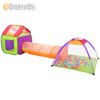 Tienda de Campaña Túnel 3 en 1 para Niños