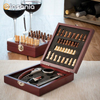 Wine and Chess Accessory Set