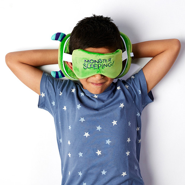 Monster Travel Pillow and Sleeping Mask