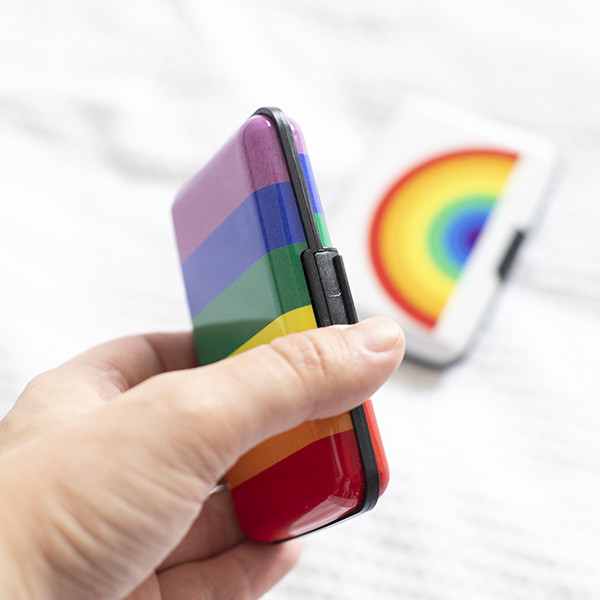 Portefeuille à cartes sans contact Rainbow