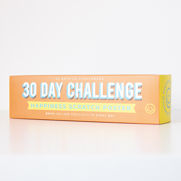 Póster para Rascar Desafío 30 Días de Felicidad