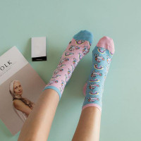 Pink Rainbow Unicorn Socks