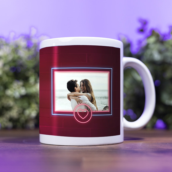 Valentine Personalized Glow in the Dark Mug