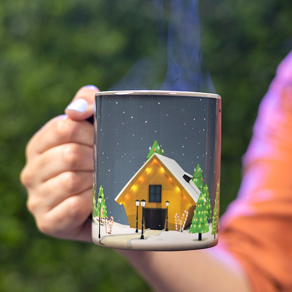Christmas Magic Mug with Customizable Message