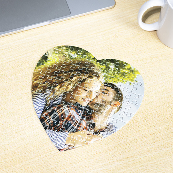 Puzle Corazón con Foto Personalizable