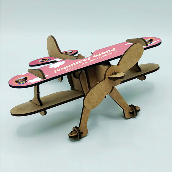 Puzzle d'avion 3D personnalisable