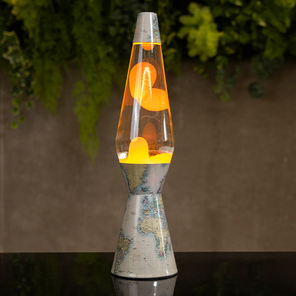 Old Map Lava Lamp
