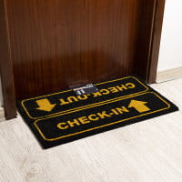 Check-in Check-out Entrance Mat