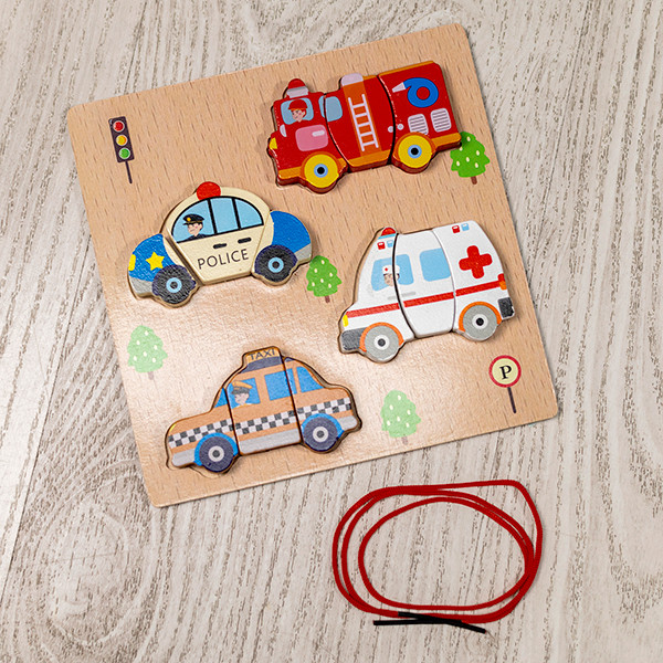 Wooden Puzzle with Velcro