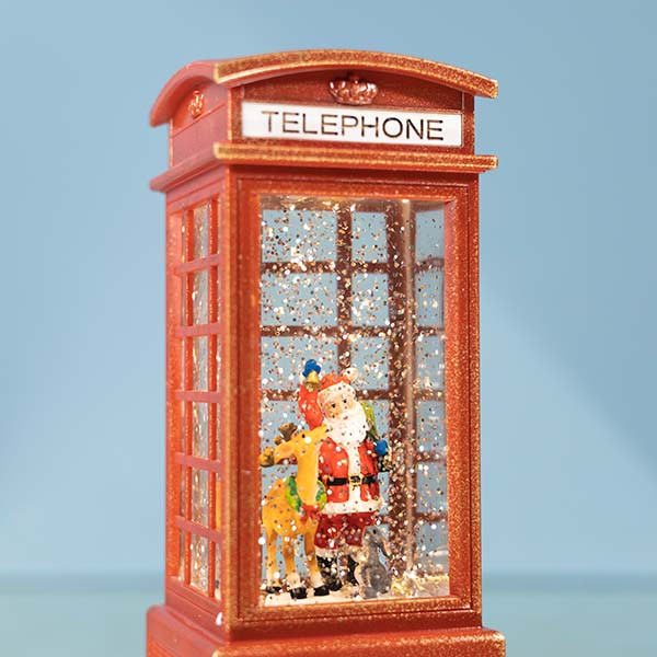Cabine téléphonique de Noël