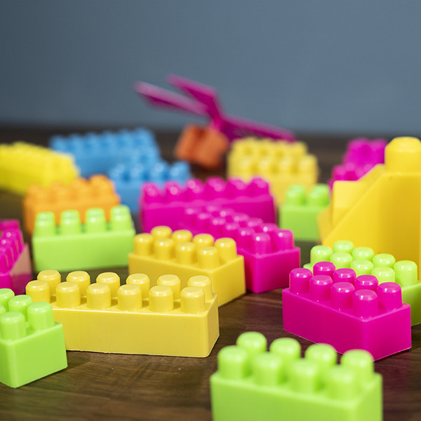 Bloques de Construcción Estilo LEGO con Mochila